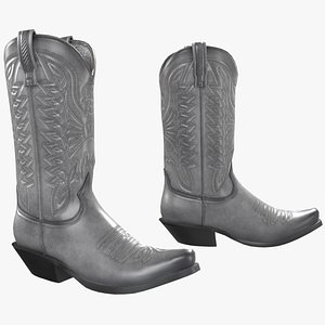 Graphite Western Boots