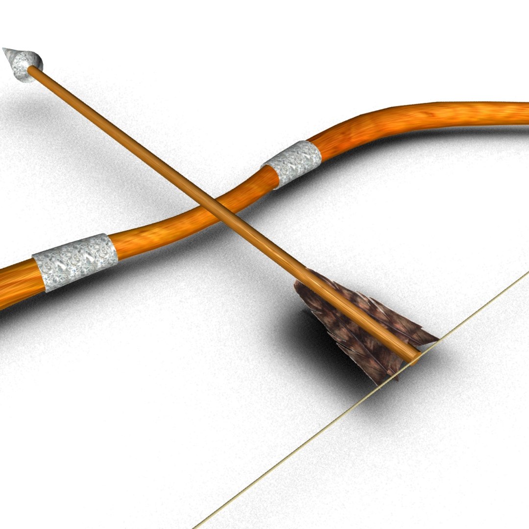 3D Bow Arrow Model TurboSquid 1316863