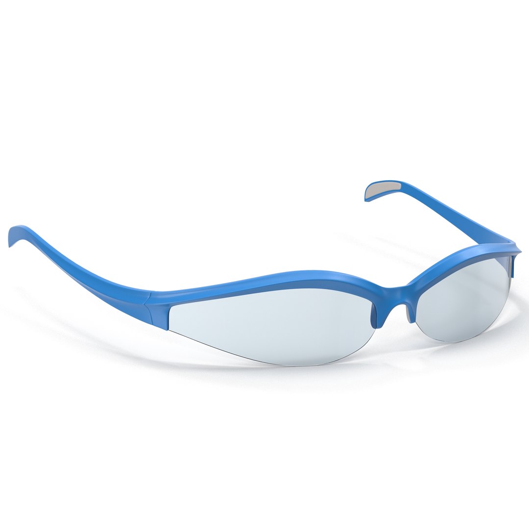 Sport Glasses 3 3D Model 3D model preview