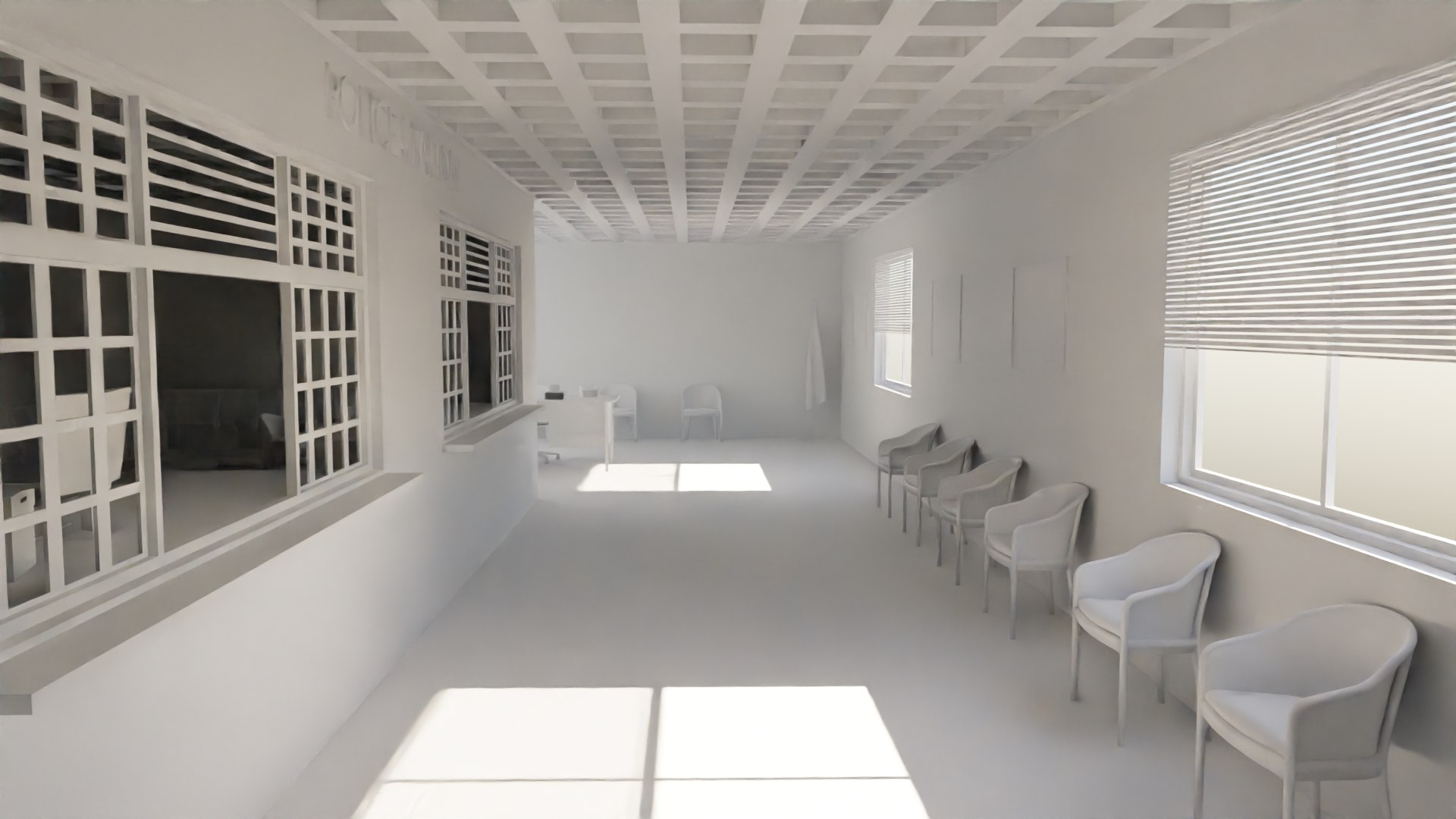 Police Station interior 3D model - TurboSquid 2158081