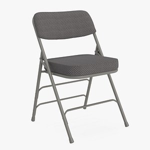 3D HERCULES Series Premium Curved Triple Braced Chairblend model