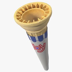 Pointed Bottom JOY Cake Cone 3D