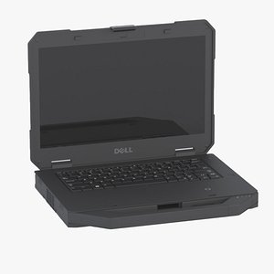 3D Dell Latitude 5404 Rugged Laptop