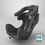 Carbon Racing Safety Seat Black