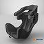 Carbon Racing Safety Seat Black
