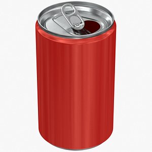 3D Opened Slim Can 150ML model