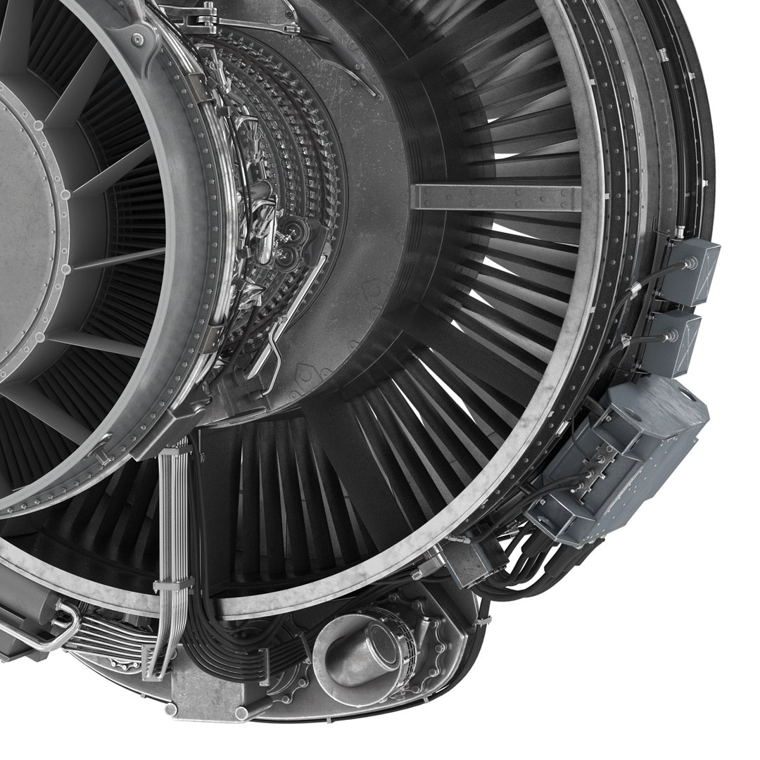 3d turbofan engine cfm international model