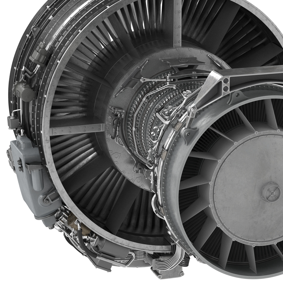 3d turbofan engine cfm international model