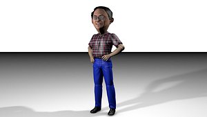 3D ahok chibi