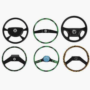 3D 6 Indian bus steering