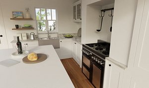 3D model Kitchen interior 3D model