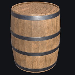 Wine Barrel Game Ready PBR