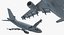 空中客车A310 MRTT多用途油轮运输Luftwaffe Rigged 3D模型