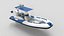 3D INFLATABLE BOAT model