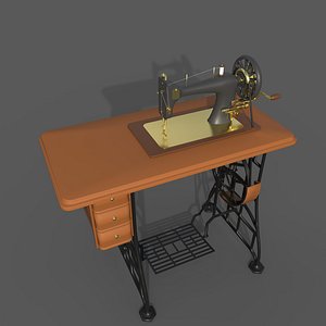 sewing machine 3D model
