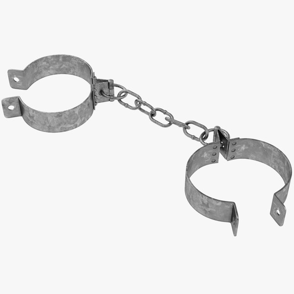 Vintage Hand Cuffs 3D model TurboSquid 2037328