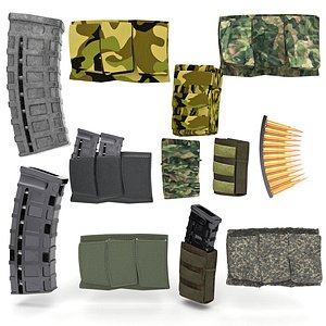 magazine pouch set pbr model