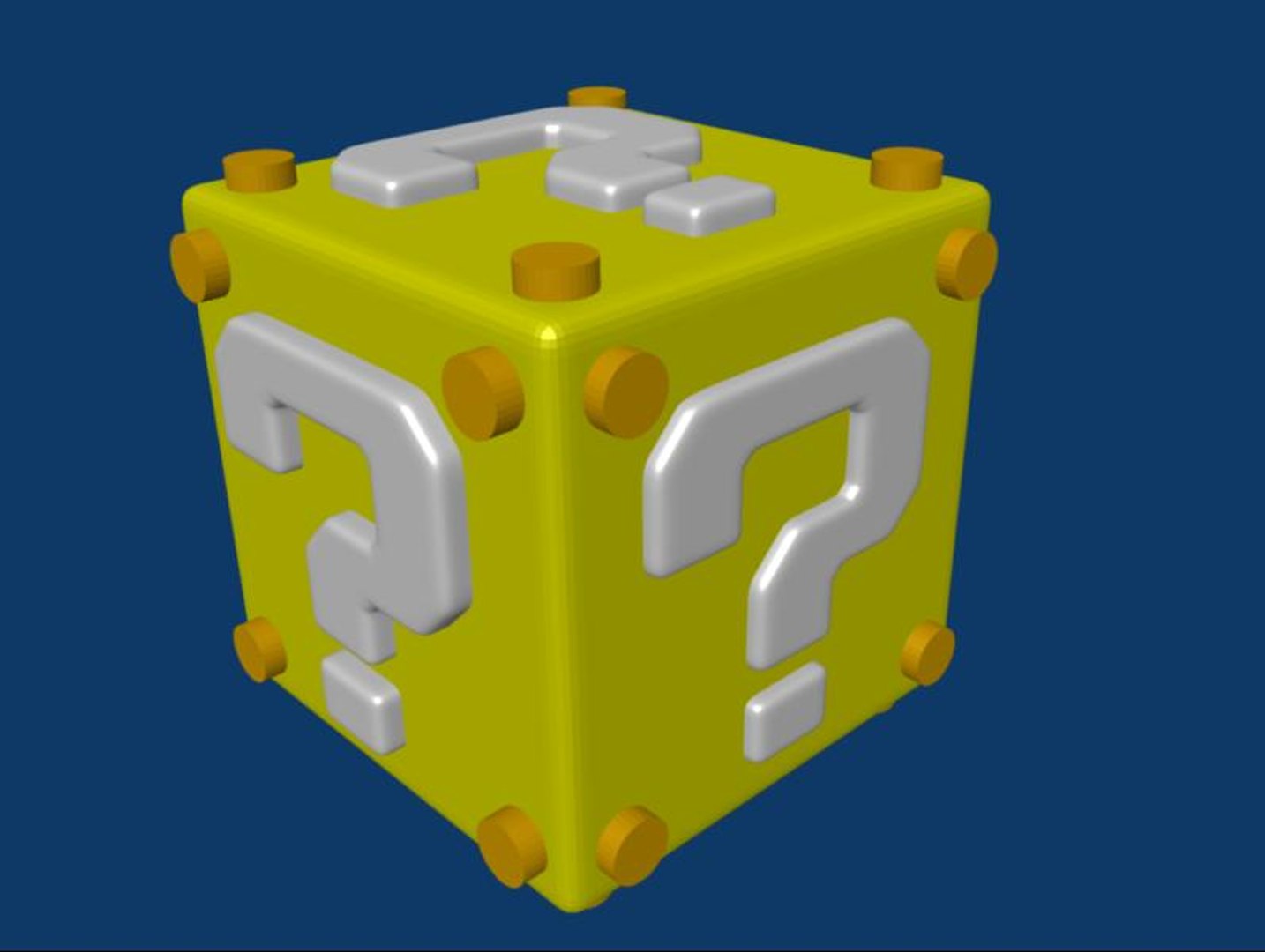 Free Blend Model Mystery Mario