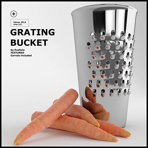 grating bucket 3d model