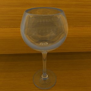 3d model red wine