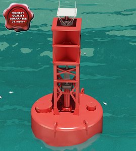 3d buoy modelled model