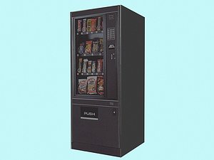 candy vending machine 3d model