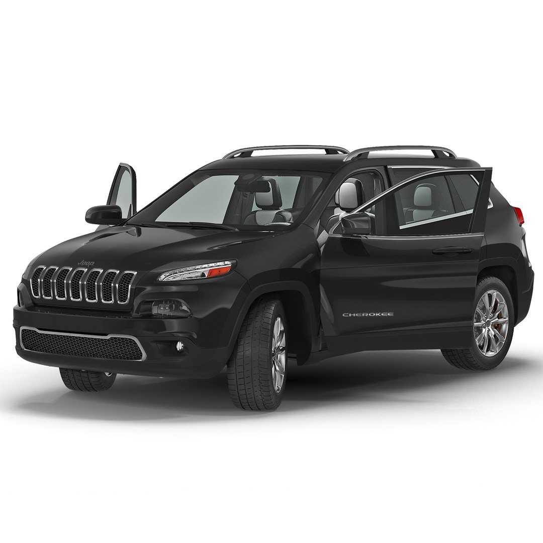 Jeep Cherokee 2015 Rigged 3D Model 3D model preview