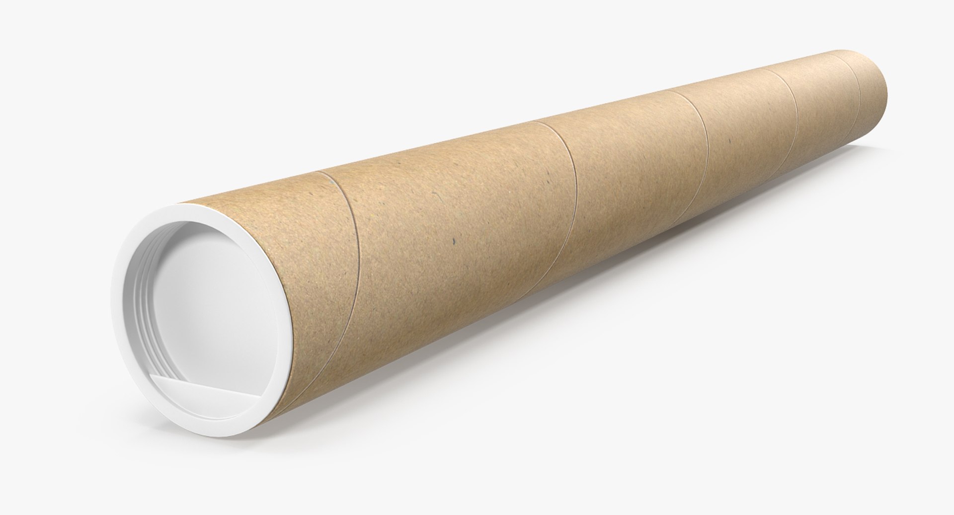 Cardboard Tube Model - TurboSquid 1283809