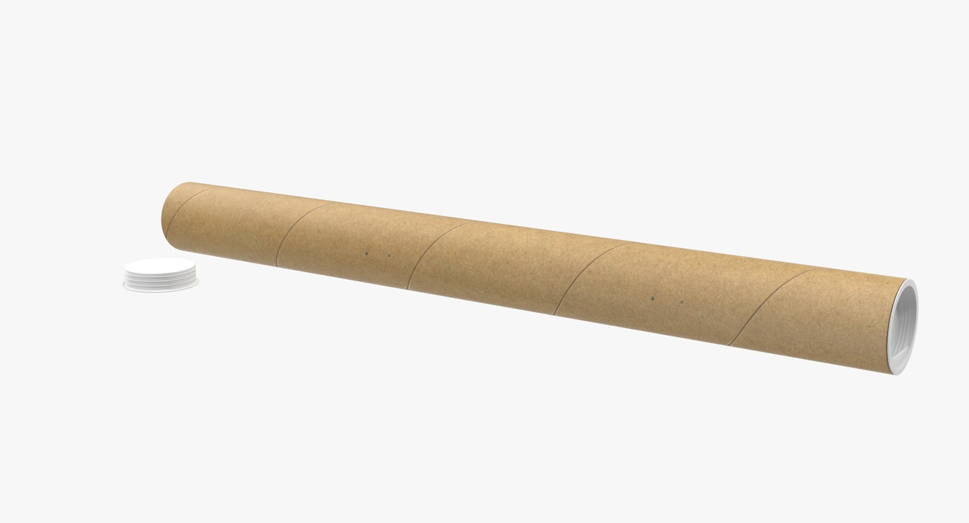 Cardboard Tube Model - TurboSquid 1283809