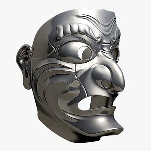 japanese mask 3d max