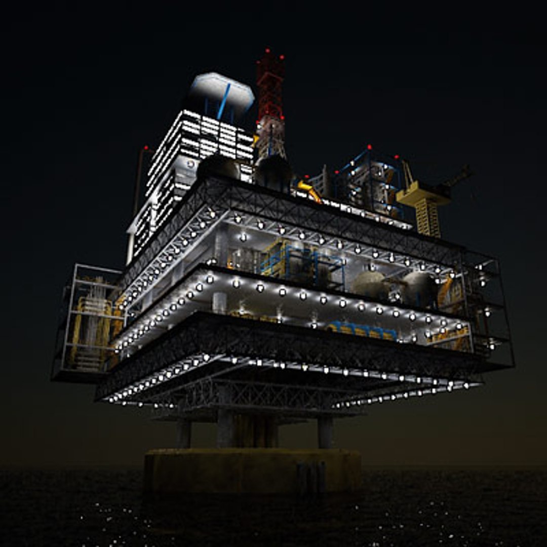 platform spar 3d model