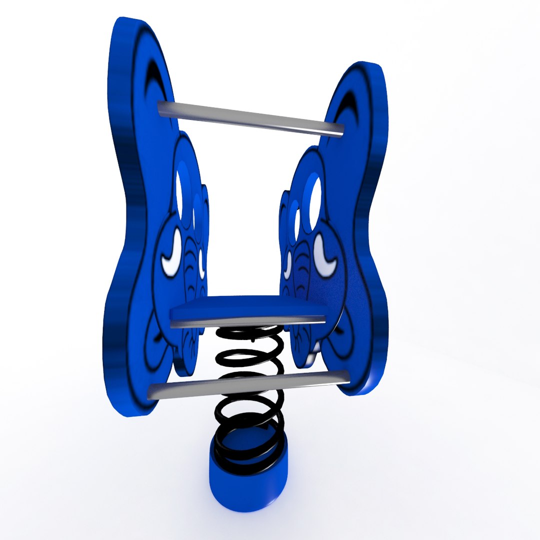 3d Model Of Elephant Spring