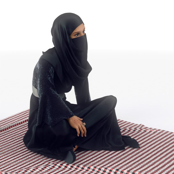 3d female arab