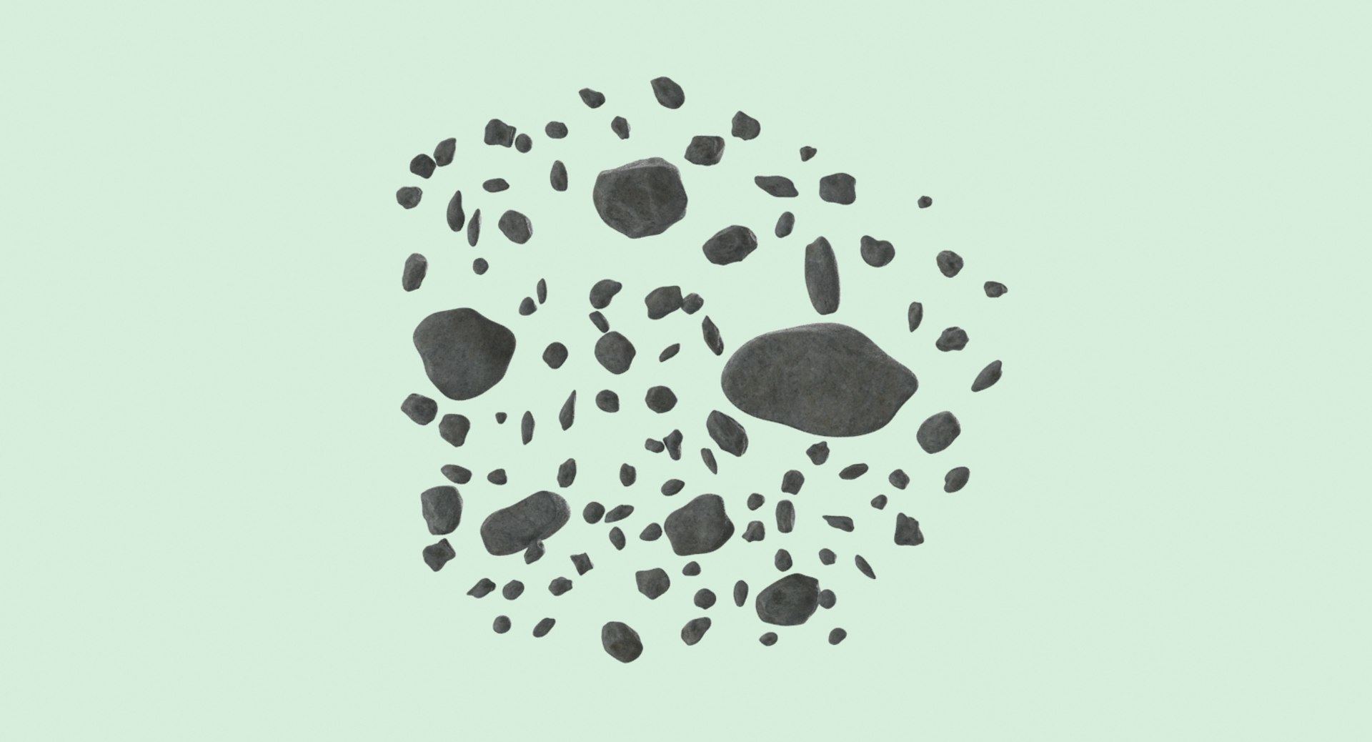 3D Scattered-rocks-01 Model - TurboSquid 1344463