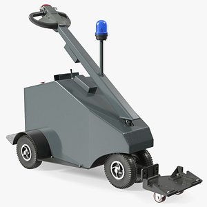 Grey Electric Tow Trolley Pusher