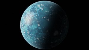 8K Alien Water Planet 6 3D model