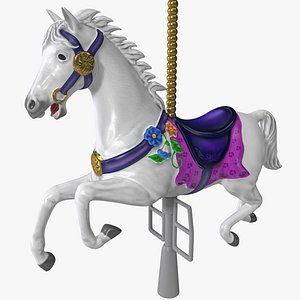 3d carousel horse
