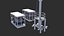 Hydraulic Hammer with Power-pack and Compressor