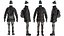 Men's Winter Full Clothing 9 - Multiple Texture Variants - Clean, Dirt, Mud, Blood, Colors