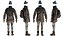 men s winter clothing 3D