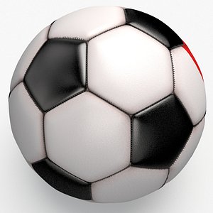 soccerball pro ball black 3d 3ds