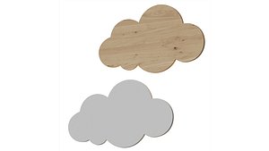 Baby child room lamp cloud