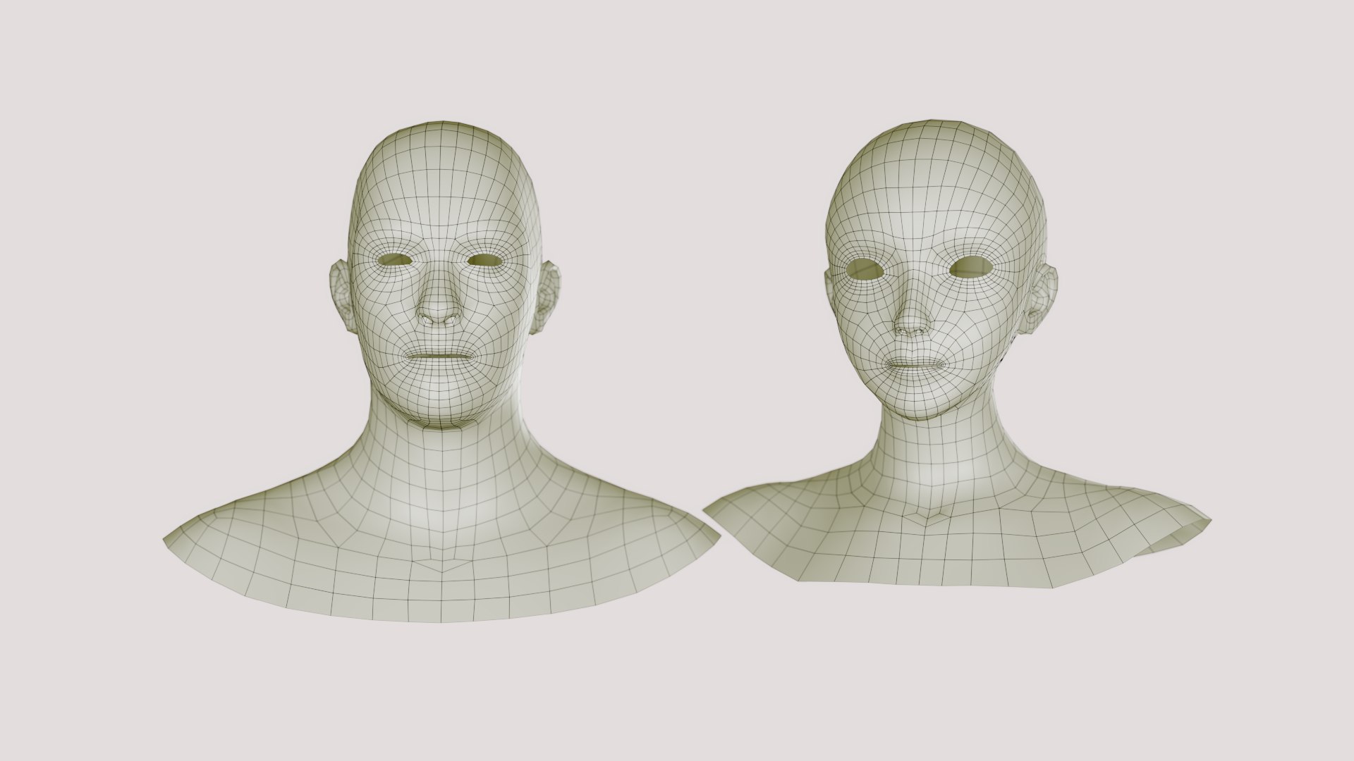 3D Model Human Body Base Mesh Topology - TurboSquid 2196084