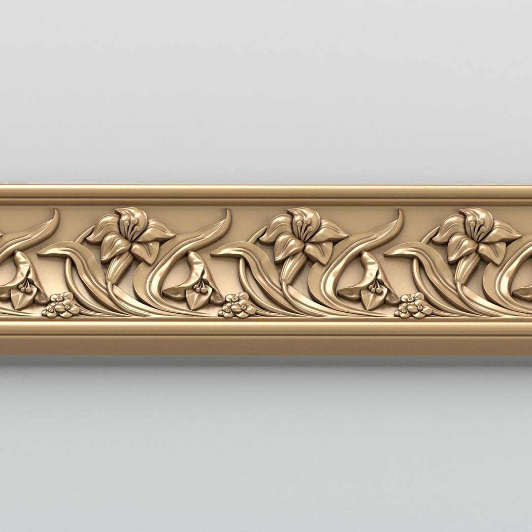 decorative molding 3d model