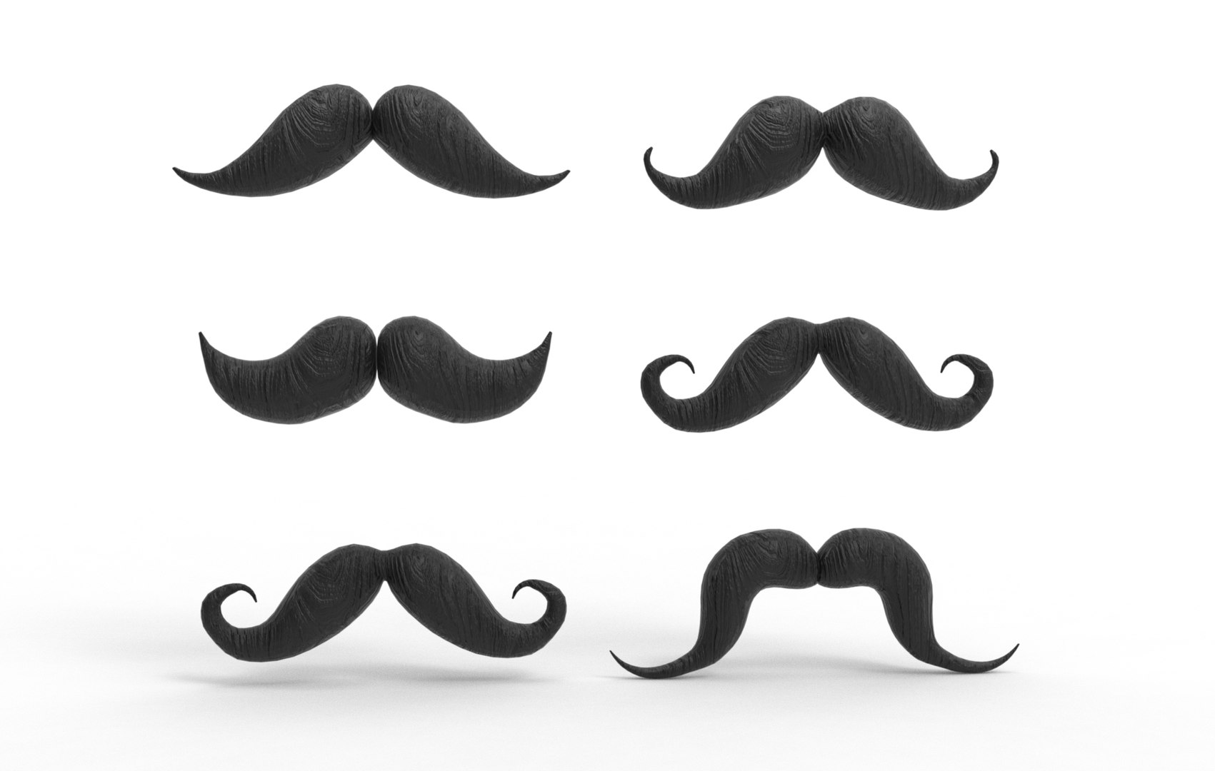3D Moustache 3D Model - TurboSquid 2347909