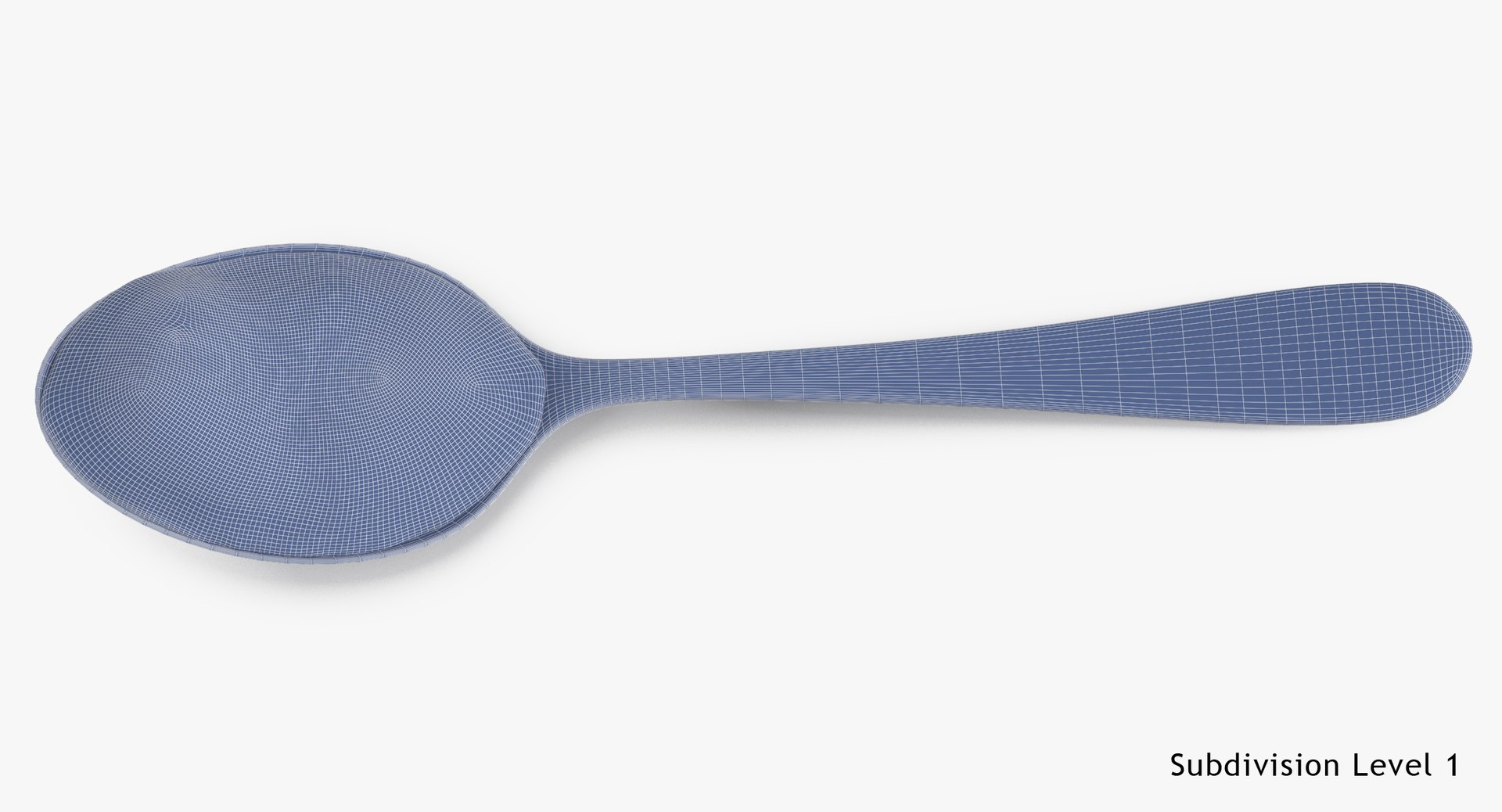 Metal spoon cream pink 3D model - TurboSquid 1424388