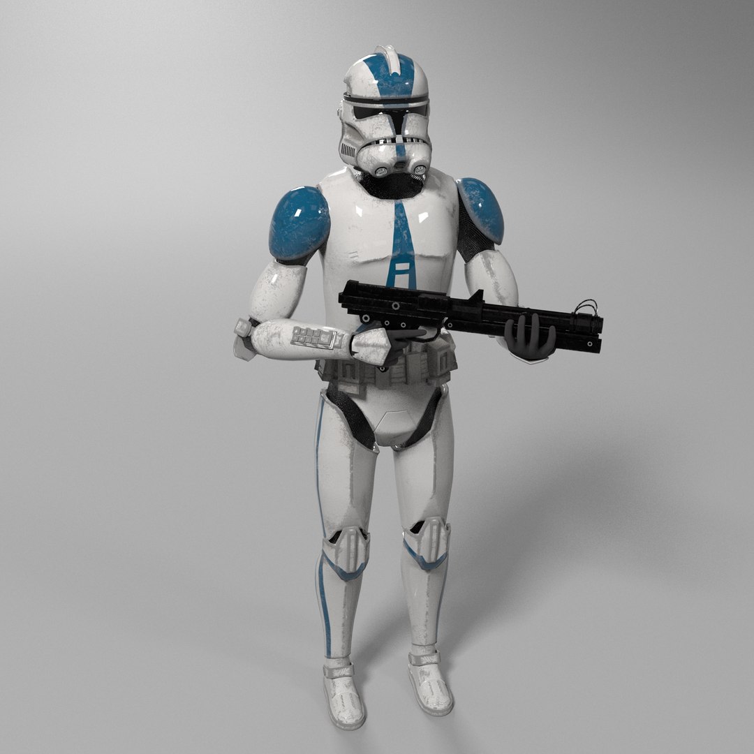 3D Clone Trooper Star Wars Model - TurboSquid 1432173