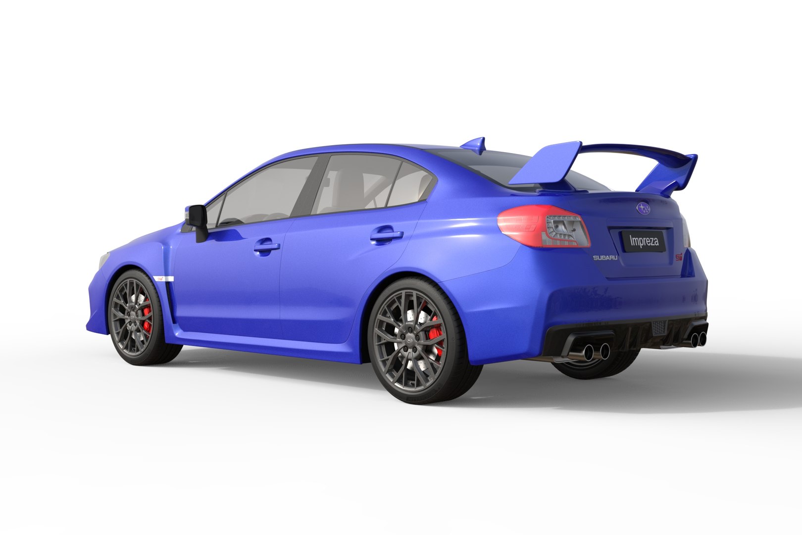 3D Subaru Impreza WRX STI 2019 Model - TurboSquid 2121280