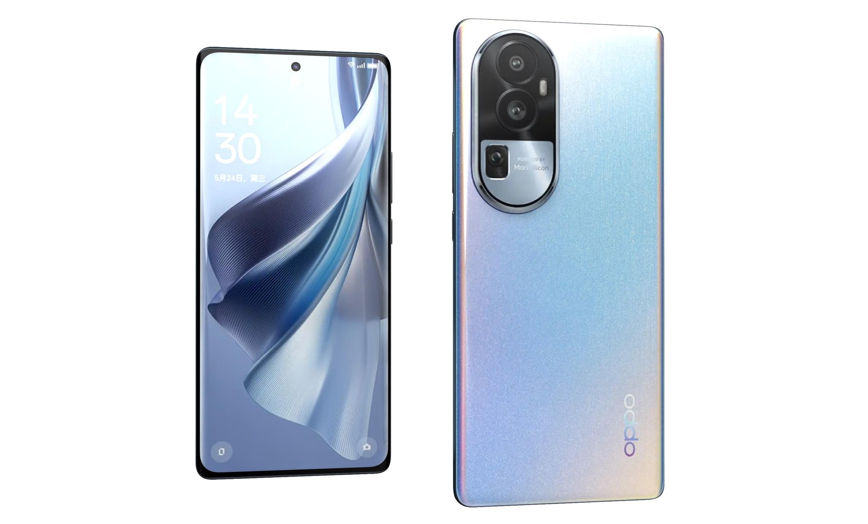 OPPO Reno10 Blue 3D - TurboSquid 2084172