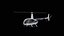 Helicóptero Robinson R44 blanco PBR modificado